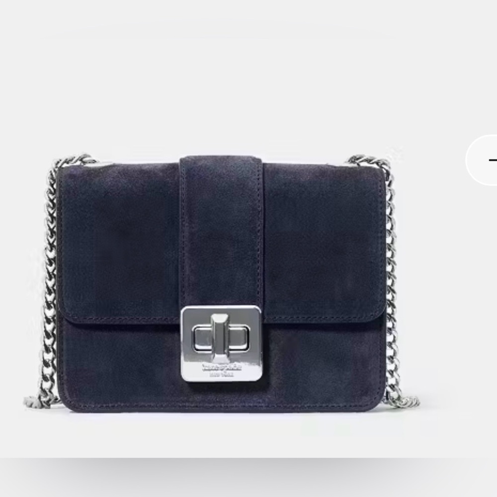 Phoebe Suede Turnlock Mini Flap Crossbody originally $329